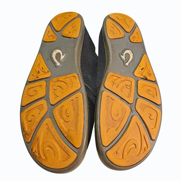 Olukai Nohea Mesh Sneaker Slip On Drop Heel Travel Water Gray Men's US 13 EUR 48 - Picture 9 of 10